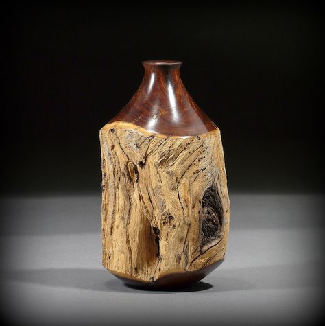 Ray Asselin Woodturned Vase, Wood Vases, Turned Vase, Wooden Vases, Woodturning Art, Turning Projects, Wood Artwork, Lathe Projects, Wood Vase