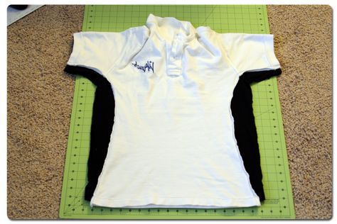 fix a boxy polo shirt so it fits better... (would be great for turning men's shirts into women's shirts that are actually long enough) Sew Shirt, How To Become Pretty, Cute Work Outfits, Shirt Refashion, Fashion And Beauty Tips, Sewing Leather, Summer Outfit Inspiration, It Fits, Refashion Clothes