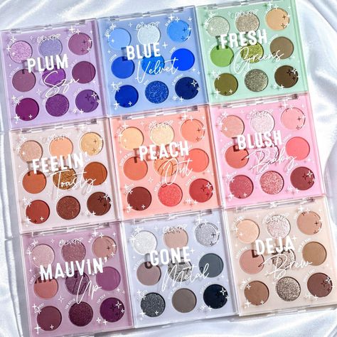 Makeup Palette Collection, Colourpop Palette, Colourpop Eyeshadow Palette, Sunkissed Makeup, Colourpop Eyeshadow, Peach Palette, Makeup Icons, Makeup Eyeshadow Palette, Eye Makeup Techniques