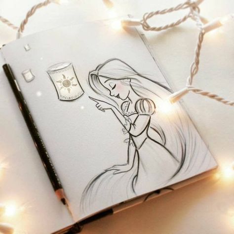 30 Magical Disney drawing sketch ideas & Inspiration - Brighter Craft Tangled Rapunzel Sketch, ศิลปะ Sugar Skull, Rapunzel Sketch, Croquis Disney, Rapunzel Drawing, Sketch Disney, Disney Drawings Sketches, Drawing Hands, Prințese Disney