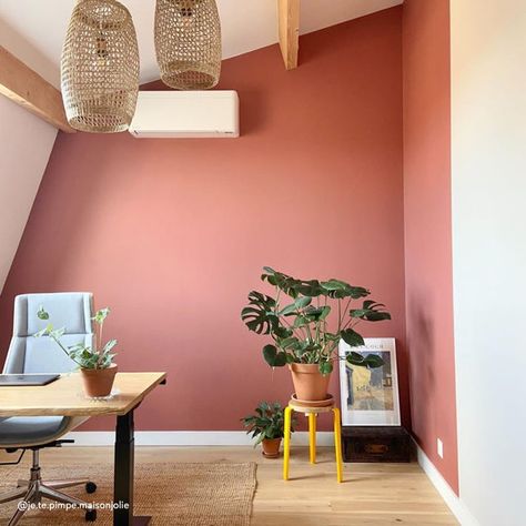 Room Color Combination, Terracotta Wall, Happy New Home, Colourful Living Room, Room Color, Living Room Colors, Shop Products, Pink Walls, Room Colors