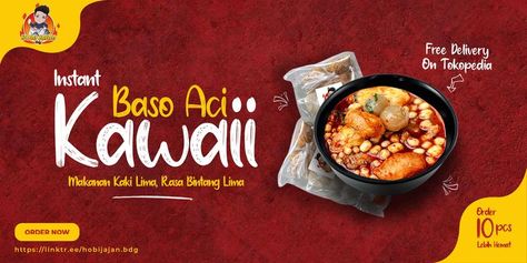 BASO ACI KAWAII BANNER Promotion Design By Mochammad Lukman Nur Hakim Market Banner, Kawaii Banner, Graphic Shapes Design, Promotion Design, Food Banner, Marketing Poster, Facebook Cover Template, Promotional Design, Logo Food