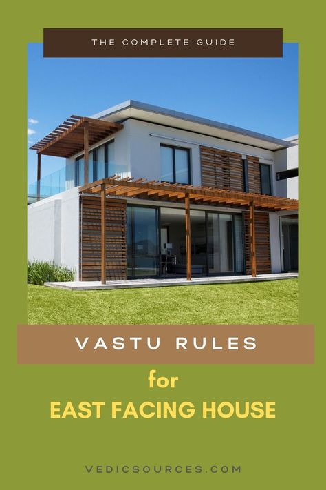 Vastu House East Facing, East Facing House Plan Vastu With Puja Room, East Facing House Plan Vastu, Feng Shui House Plans, East Facing House Plan, Plan Building, West Facing House, North Facing House, Vastu House