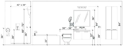 Bathroom Measurement Guide: These are the Measurements You Need to Know! Bathroom Measurements, Tiny Bath, Bathroom Dimensions, Toilet Installation, Glass Shower Enclosures, Dream Bath, Best Bath, Trendy Bathroom, Diy Remodel