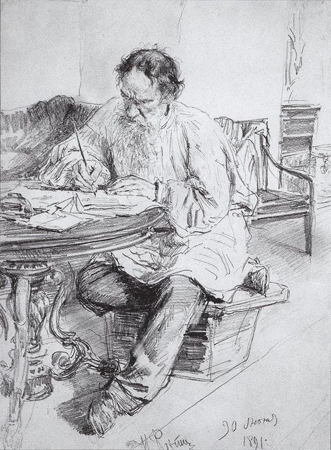 Ilya Repin, Nose Drawing, Paint Photography, Sketches Of People, Russian Painting, Academic Art, Leo Tolstoy, Expressionist Art, 인물 드로잉