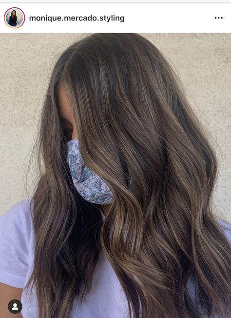 Milk Chocolate Brown Hair, Cool Tone Brown Hair, Ash Brown Hair Balayage, Ashy Brown Hair, Dark Brunette Hair, Ash Hair, Brown Hair Looks, Ash Brown Hair, Brown Hair Inspo