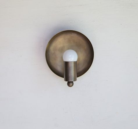 Brass Wall Sconce/ceiling Flush Mount Light Solid Brass Wall - Etsy Bronze Bathroom Light Fixtures, Bronze Light Fixture, Ceiling Flush Mount Light, Ceiling Flush Mount, Bronze Bathroom, Bronze Lighting, Flush Mount Light, Bathroom Light Fixtures, Mount Light