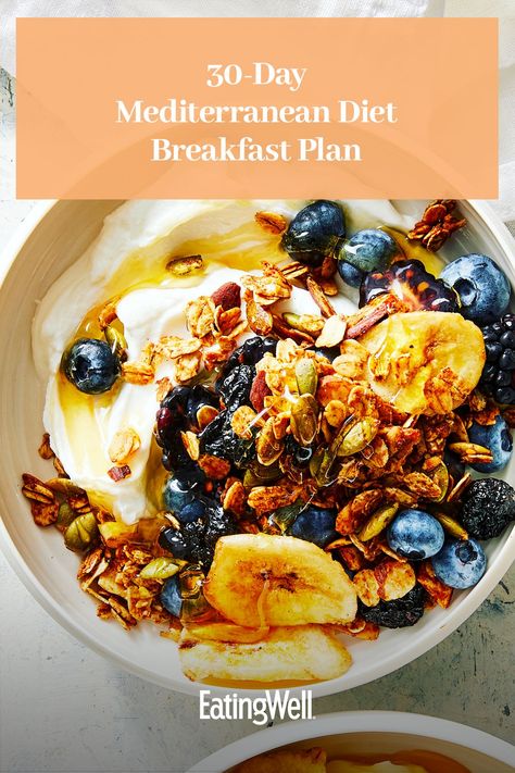 Survivor Diet, Medditeranean Diet, Mediterranean Diet Recipes Breakfast, Yogurt Diet, Greek Yogurt Breakfast, Mediterranean Diet Breakfast, Mediterranean Recipes Healthy, Mediterranean Breakfast, Mediterranean Diet Recipes Dinners