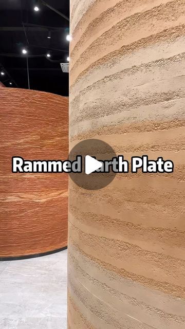 Clay Simple, Rammed Earth Homes, Rammed Earth Wall, Rammed Earth, Deco Wall, Natural Clay, Earth Homes, Clay Wall, Partition Wall