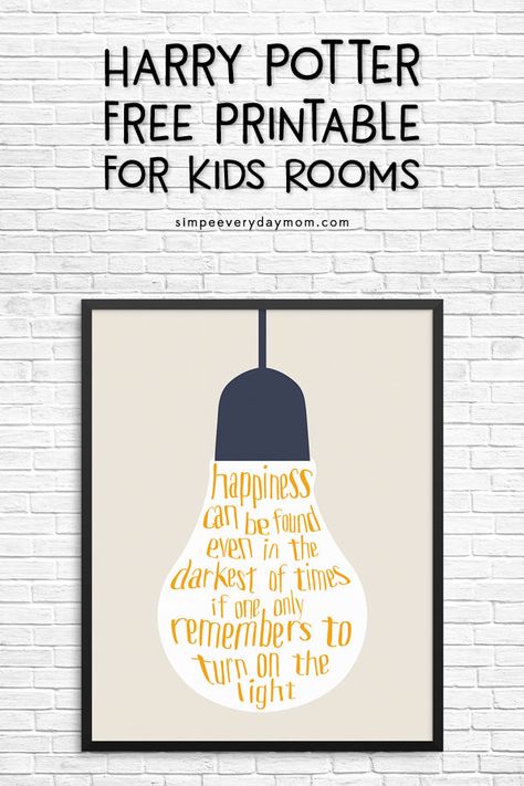 Free Printable Harry Potter Quote Art | Happiness can be found even in the darkest of times, Dumbledore quote #harrypotterfan #harrypotterforever #quotestoliveby #freeprintable Harry Potter Free Printables, Harry Potter Printable, Classe Harry Potter, Harry Potter Wall Art, Harry Potter Printables Free, Harry Potter Quote, Harry Potter Free, Imprimibles Harry Potter, Dumbledore Quotes