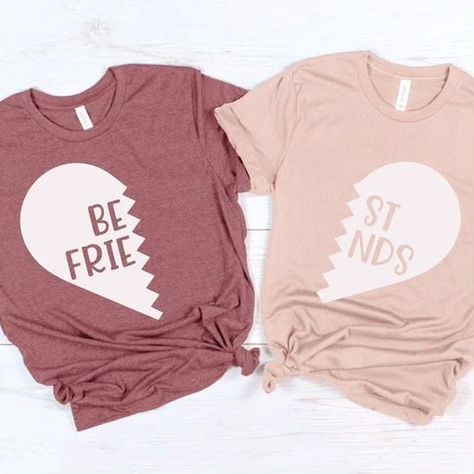 Best Friend Heart Shaped T-Shirts, Best Friends Shirts, BFF Shirts, Best Friend Matching Shirts, Sisters Shirts, Gift For Her, Besties Tees 👉Click to buy from Etsy Shop :🛒 http://www.EpicFashionUs.etsy.com/listing/1123018027/best-friend-heart-shaped-t-shirtsbest 📌Store Link in Bio Welcome to EpicFashionUS! Its great to see you here! We prioritize one thing here and that is quality and customer satisfaction. 👉Our Tshirts are: -Made from 4.2-ounce cotton -All solid colors are 100% cotton... Sisters Shirts, Best Friends Shirts, Best Friend Matching Shirts, Best Friend Heart, Best Friend Matching, Friend Heart, Friends Shirts, Bff Shirts, Bff Matching