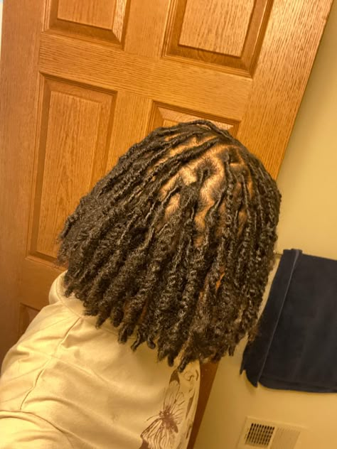 1 Month Locs, Starter Loc Sizes, Medium Sized Locs, Locs 4c Hair, Starter Locs Styles For Short Hair, 4c Natural Hairstyles Short, Dreadlocks Hair Care, Dreads Girl, Beautiful Dreadlocks