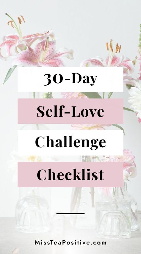 How to love yourself first? Here is the ultimate list of 30-day self-love challenge ideas! These 30 ways to practice self love every day include simple self love activities for women at home, fun tips to start loving yourself all over again for teenagers, easy Valentines Day activities to promote self love & happiness, monthly challenge ideas to plan your next 30 days and all the little things you can do to practice self love, whether it's February or March! Self Love Schedule, 30 Self Love Challenge, Self Love Challenge Ideas, Things To Do For Self Love, 30 Days Self Love Challenge, Self Care Challenge Ideas, Self Love Ideas Simple, Self Love Things To Do, Self Love Activities For Teens