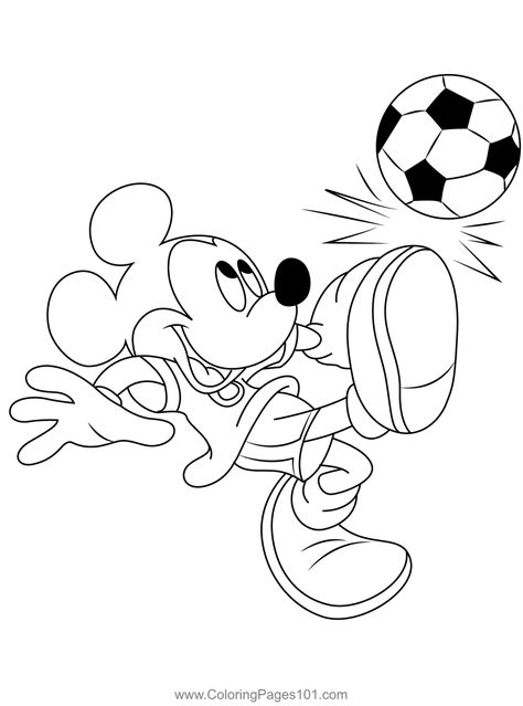 Mickey Mouse Play Football Coloring Page Mickey Mouse Football, Mickey Mouse Printable, Mickey Cookies, Mickey Mouse Coloring, Printable Mickey Mouse, Football Coloring, Mickey Drawing, Mickey Coloring Pages, Mickey Mouse Printables