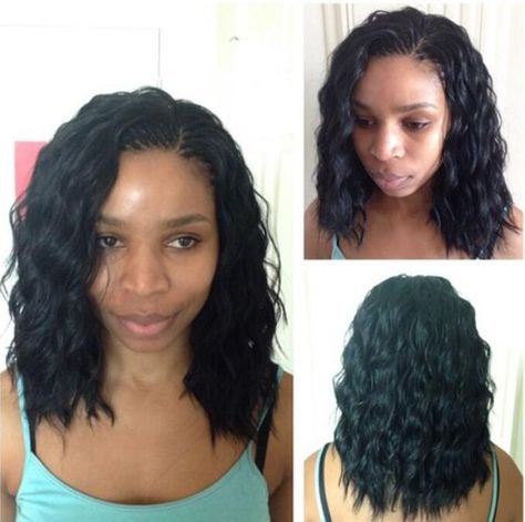 Wet and wavy tree braids Drop Lines Hairstyle, Wet And Wavy Hairstyles, Black Braided Hairstyles Updos, Tree Braids Styles, Braids Pattern, Tree Braids Hairstyles, Hairstyles For Natural Hair, Faux Loc, Braids For Black