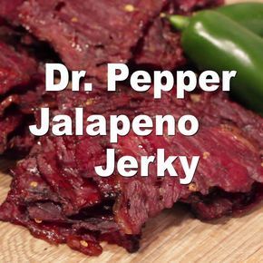 Dr Pepper Beef Jerky Recipe, Jalapeno Beef Jerky Recipe, Dehydrating Meat, Dehydrated Meat, Peppered Beef Jerky Recipe, Jerky Marinade Recipes, Stuffed Shells Beef, Jerky Recipes Dehydrator, Deer Jerky Recipe