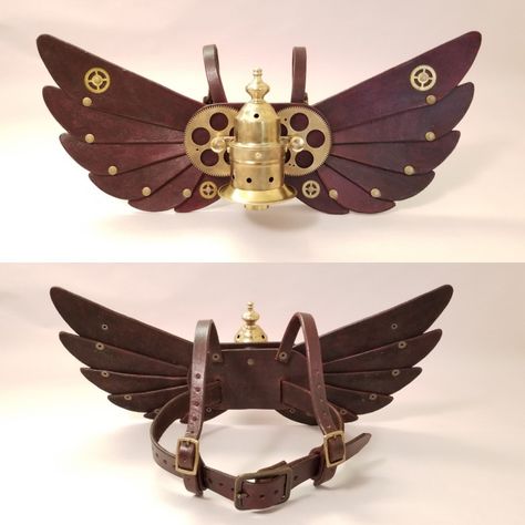 Steampunk Larp Costume, Steampunk Astethic, Steam Punk Wings, Steampunk Umbrella, Steampunk Prosthetic, Celestial Steampunk, Diy Steampunk Costume, Steampunk Harness, Steampunk Fashion Diy