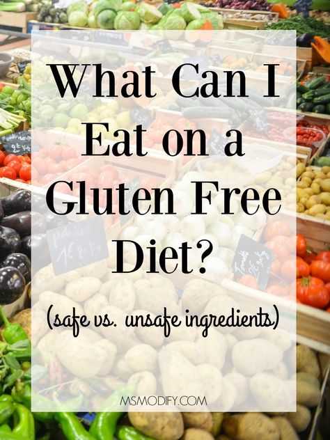 What can I eat on a gluten free diet? Safe vs unsafe ingredients are listed! Gluten Free List, Gluten Free Food List, Tarte Vegan, Gluten Free Info, Gluten Free Items, Gluten Free Kitchen, Pain Sans Gluten, What Can I Eat, Going Gluten Free