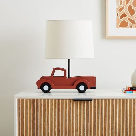 Car Themed Nursery, Vintage Car Nursery, Truck Nursery, Car Nursery, Cars Room, West Elm Kids, Car Bedroom, Modern Nursery Decor, Old Truck