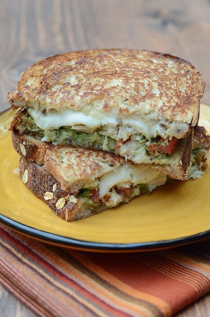 Turkey Cheese Sandwich, Pesto Grilled Cheese, Turkey Pesto, Turkey Sandwiches Recipes, Grill Sandwich, Pesto Sandwich, Cheese Sandwich Recipes, Turkey Sandwich, Grilled Turkey