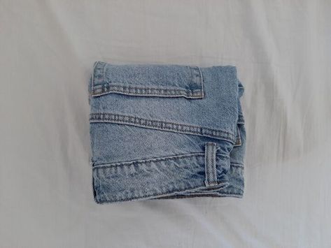 Folding Jean Shorts, Folding Jean Shorts To Save Space, How To Fold Jean Shorts To Save Space, How To Fold Denim Shorts, How To Fold Jean Shorts, Best Way To Fold Shorts, Folding Shorts To Save Space, Folding Shorts In Drawers, Fold Shorts To Save Space