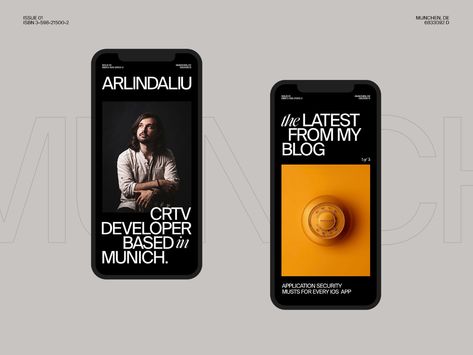 Arlind Aliu — Portfolio 001 Portfolio App Design, Portfolio Mobile Design, Website Interaction, Mobile Portfolio, Fit App, Photo Sharing App, E Card, Mobile Ui, Mobile Design