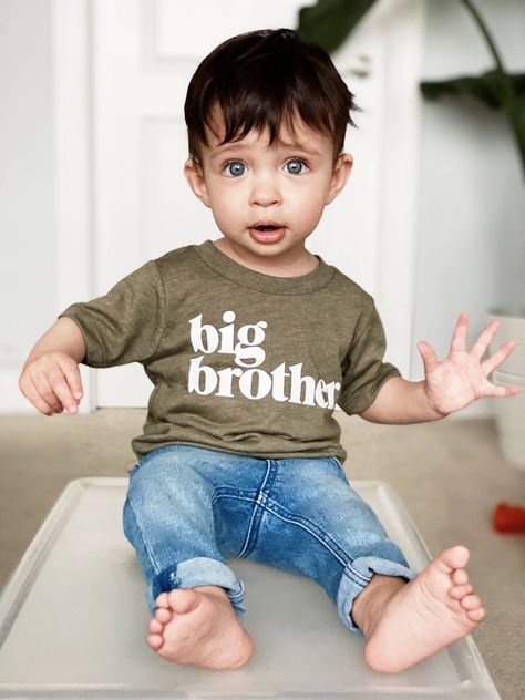 Surprise! - Erin's Inside Job Outfit For Meeting, Pregnancy Announcement Big Brother, Big Brother T Shirt, Matching Sibling Shirts, Big Brother Gift, New Big Brother, Big Brother Tshirt, Big Brother Shirt, Older Siblings