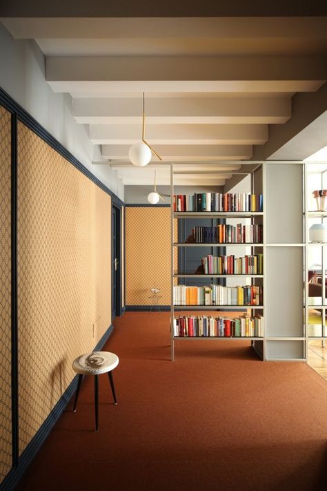 © Carola Ripamonti Modern Renovation, Mid Century Architecture, 아파트 인테리어, Commercial Architecture, Design Del Prodotto, World Of Interiors, Apartment Interior, Apartment Design, Turin