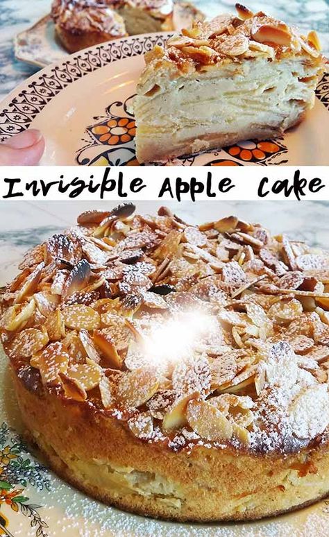 Magic Apple Cake, Best Cooking Apples, Famous Cakes, Apple Doughnut, Albanian Food, Beautiful Baking, French Baking, Sliced Apples, Tall Cakes