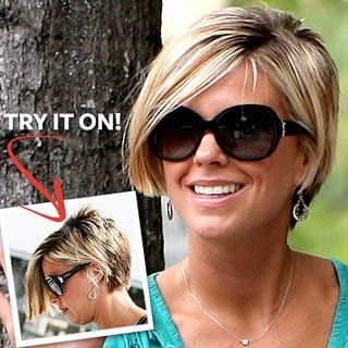 Kate Gosselin Hair, Candy Hairstyles, Kate Gosselin, Popular Short Hairstyles, Asymmetrical Bob, Corte Pixie, Hair Styles 2014, Haircut And Color, Penteado Cabelo Curto