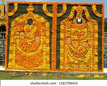 Hindu Traditional God Lord Venkateswaras Wife Stock Photo 1264524553 | Shutterstock Rangoli Designs For Competition, Devi Temple, Venkateswara Swamy, Tirupati Balaji, Lord Venkateswara, Diwali Pictures, Asian Sculptures, Ganpati Decoration At Home, Ganapati Decoration