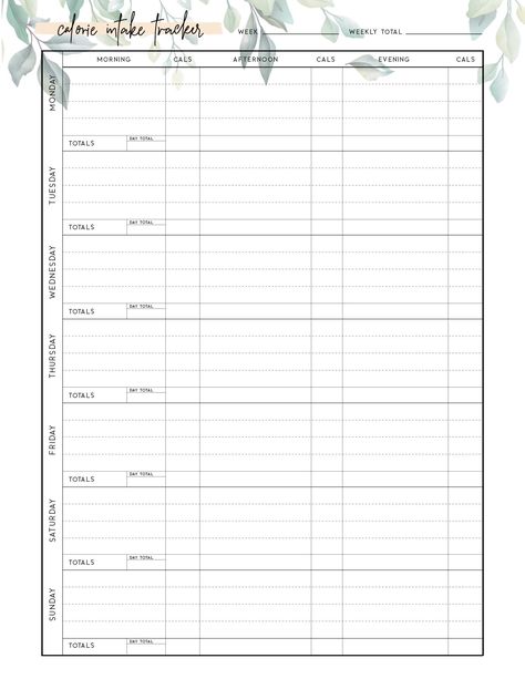 Calorie Counting Chart, Calorie Chart, Nutrition Tracker, Calorie Tracker, Tracker Free, Fitness Planner Printable, Food Tracker, Printable Workouts, Workout Log