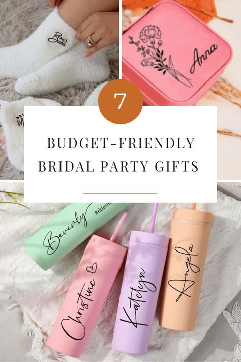 Looking to impress your bride tribe without breaking the bank? Discover our top 7 budget-friendly bridal party gifts. These unique, personalized tokens are sure to delight your bridesmaids and make your special day even more memorable! Bride Tribe, Bridal Party Gifts, The Bank, Gifts Ideas, Party Gifts, Budget Friendly, Bridal Party, Special Day, Budgeting