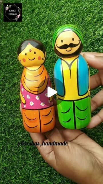 Indian Peg Dolls Diy, Waste Out Of Waste Craft, Plastic Bottle Doll, Plastic Bottle Dolls, Diy From Glass Bottle, Plastic Bottle Projects, Best Out Of Waste With Plastic Bottles, Plastic Craft Ideas, Diy With Bottles Plastic Crafts