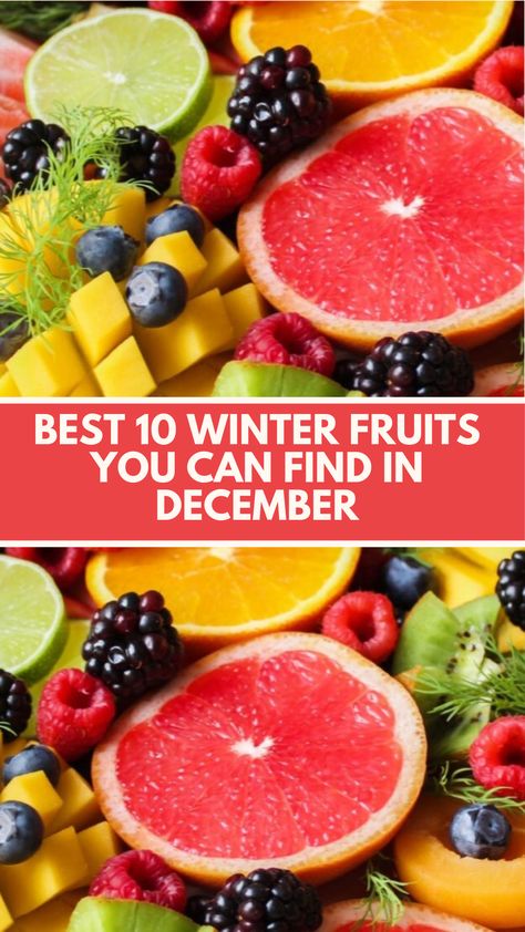 As winter arrives, fresh fruits may seem scarce, but December offers a delightful variety. From citrus to pomegranates, these seasonal fruits are not only delicious but also packed with nutrients. Discover the best 10 winter fruits to enjoy this month. Winter Fruits In Season, Fruit By Season, Persimmon Pudding, Winter Fruits, Rosemary Roasted Chicken, Winter Fruit Salad, Honey Lime Dressing, Seasonal Fruits, Winter Dishes