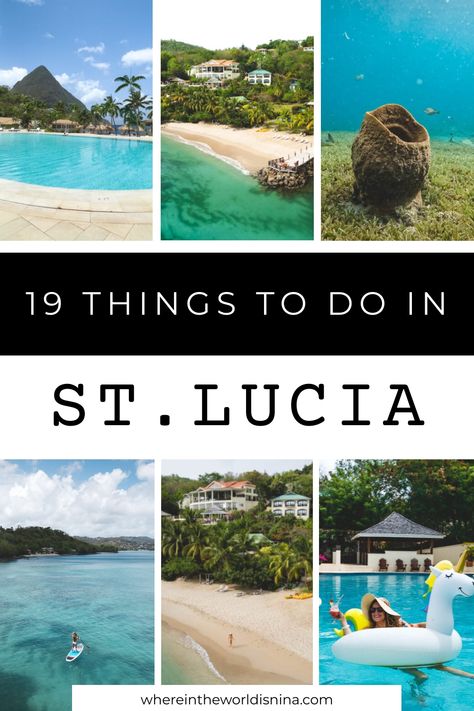 6 grid photos of st lucia Saint Lucia Travel, Things To Do In St Lucia, St Lucia Things To Do In, St Lucia Vacation, St Lucia Travel, St Lucia Caribbean, Caribbean Vacation, Saint Lucia, International Travel Tips