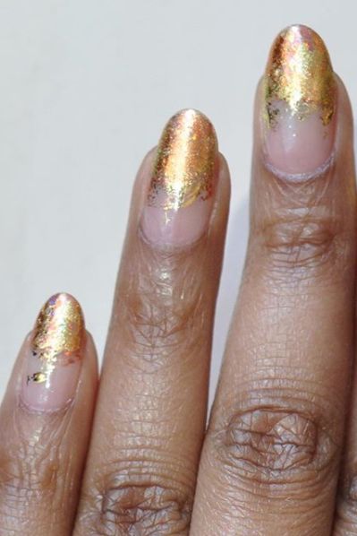 Ideas For Almond Nails, Copper Nails Designs, Paintbox Nails, Copper Nail, Almond Shaped Nails Designs, Gel Nails Long, Fresh Nails, Copper Nails, Nail Problems