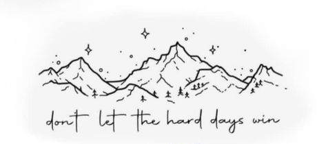 Don’t Let The Hard Days Win Tattoo Ideas, Don't Let The Hard Days Win Tattoo, Win Tattoo, Hip Thigh Tattoos, Thigh Tattoos, Hard Days, Maybe Someday, Tat Ideas, Thigh Tattoo