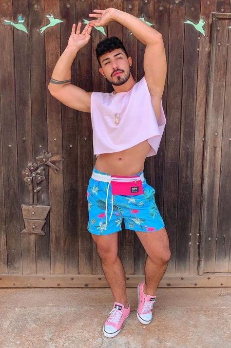 Summer Beach Fashions; 56 Free Idea Fashion Spring / Summer Best Trend Outfits New 2019 - Page 49 of 56 - clear crochet Gay Outfits, Social Clothes, Summer/fall Outfits, Mens Hairstyles Curly, Festival Outfits Men, Party Outfit Men, Mens Crop Top, Gay Outfit, Gay Fashion