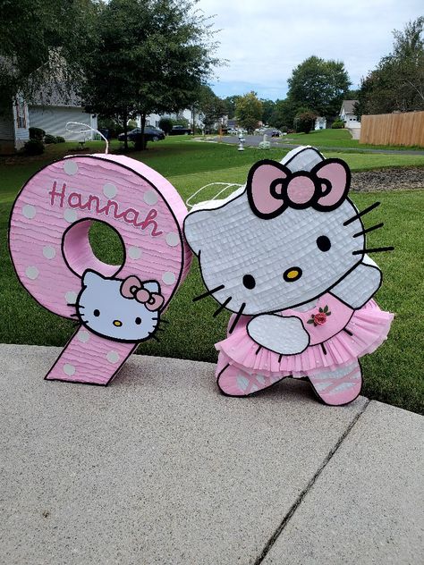 Hello Kitty Birthday Decorations, Hello Kitty Pinata, Hello Kitty Birthday Theme, Hello Kitty Theme Party, Hello Kitty Decorations, Hello Kitty Bedroom, Hello Kitty Birthday Party, Mexican Party Theme, Hello Kitty Themes