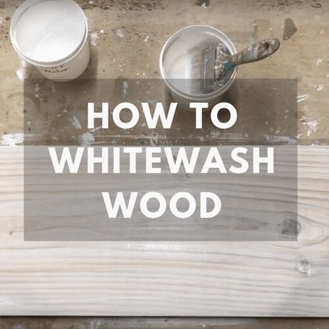 How To Whitewash Furniture, White Wash Wood Furniture, Washed Furniture, How To Whitewash Wood, Basement Hallway, Whitewash Paint, White Washed Pine, White Wash Stain, How To Whitewash