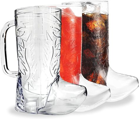 10Pcs Cowboy Boot Mug Cups (10 Pack) 17 oz Reusable Hard Plastic, BPA Free - for Cowboy Themed Party Supplies, Western Accessories Visit the 4E's Novelty Store Cowboy Themed Party, Cowgirl Party Decorations, Cowboy Party Decorations, Rodeo Birthday Parties, Cowgirl Bachelorette Parties, Mug Cups, Birthday Party Cups, Nashville Bachelorette Party, Bachelorette Party Supplies