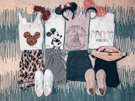 Mom Disney Outfits Fall, Family Shirts Disney World, Florida Park Outfits, Disney Outfits For The Parks, Disney Park Shirt Ideas, Clothes To Wear To Disney World, Comfy Cute Disney Outfit, Disneyworld Summer Outfit, Mickey Outfit Women