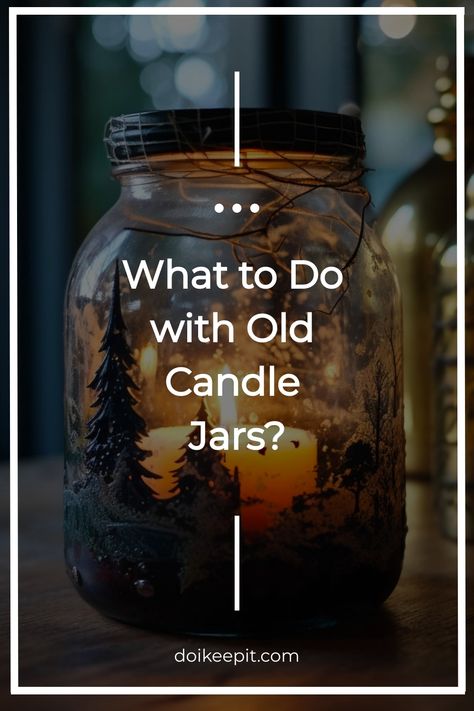 What to Do with Old Candle Jars? Recycle Old Candles, Diy With Candle Jars, Candle Jar Crafts Diy, Old Candle Jars Reuse Ideas, Candle Lid Crafts, What To Do With Candle Jars, Used Candle Jars Ideas, What To Do With Empty Candle Jars, Upcycle Candle Jar Ideas