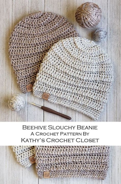 Most up-to-date Pic crochet beanie ribbed Popular Crochet Beanie PATTERN – Beehive Slouchy Beanie – Crochet Hat Pattern – DIY Crochet Beanie � #beanie #crochet #Pic #Popular #ribbed #uptodate Ribbed Crochet Hat Pattern, Ribbed Crochet Hat, Diy Crochet Hat, Slouchy Beanie Crochet, Knitted Stuff, Light Worsted Weight Yarn, Ribbed Crochet, Crochet Beanies, Knitting Diy