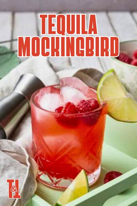 Unleash your inner literary connoisseur with Tequila Mockingbird – a witty twist on the classic cocktail, blending tequila, citrus, and a hint of intrigue. #tequilacocktails #falldrinks #tequila #reddrinks Bird Cocktails, Mezcal Drinks Cocktail Recipes, Tequila Tonic Cocktail, Tequila Mockingbird Cocktails, Tequila Mockingbird, Summer Mezcal Cocktails, Classic Tequila Cocktails, Reposado Tequila Cocktails, Red Drinks