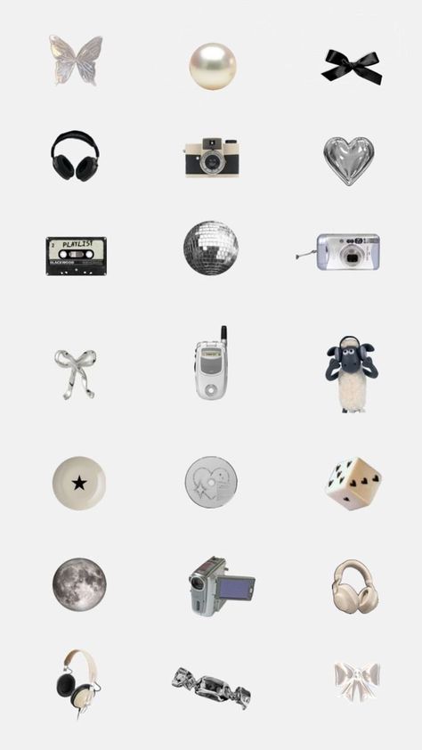 Silver Aesthetic, Ios App, Ios, Silver