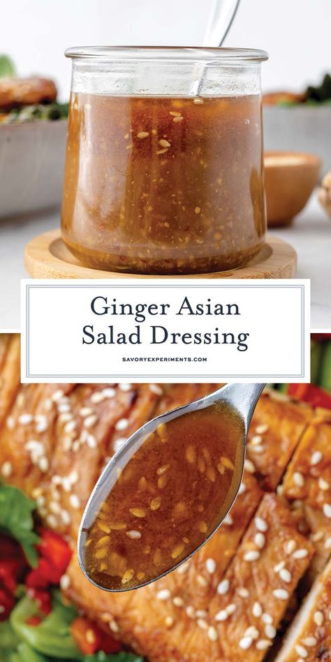 Japanese Salad Dressing, Ginger Asian, Healthy Dressing Recipes, Asian Salad Dressing, Steakhouse Recipes, Dressing Healthy, Ginger Salad Dressings, Asian Dressing, Salad Dressing Recipes Healthy