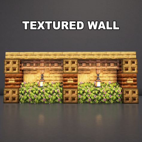 Minecraft Textured Wall ✅ Follow for OP Minecraft Builds 📢 Share with your Friends 💬 Rate this Build 1-10 🔖Tags 🔖 #minecraft #minecraftbuilds #minecrafters #minecraftpe #minecraftmemes #mınecraftideas #minecraftbuild #minecraftbuilding #minecraftbuilding #minecrafttutorial #minecraftonly #mcpe #minecraftpc #minecraftcreations #minecraftdaily #minecraftdesign #minecraftjava #minecrafts #minecraftyoutuber #gaming Minecraft Texturing Walls, Minecraft Walls Ideas Medieval, Minecraft Wall Designs Inside, Minecraft Wall Ideas, Minecraft Pasta, Minecraft Wall Designs, Survival House, Minecraft Wall, Minecraft Houses Survival