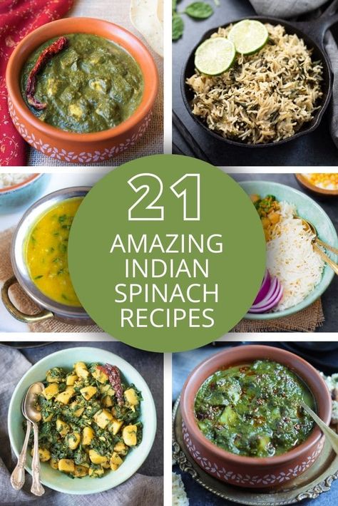 From creamy curries to crispy pakoras and rice dishes, these recipes showcase the versatility of spinach in Indian recipes. Take your taste buds on a flavorful adventure and enjoy these delicious spinach recipes from India! pipingpotcurry.com Indian Spinach Recipes, Indian Cauliflower Recipes, Indian Okra Recipes, Indian Eggplant Recipes, Pesarattu Recipe, Aloo Palak Recipe, Indian Spinach, Cooking With Ginger, Creamy Spinach Sauce